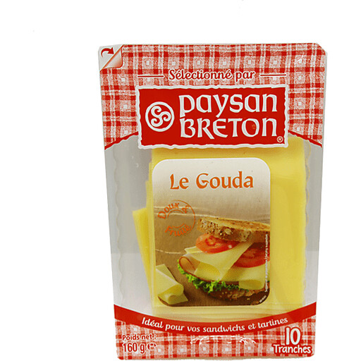 Paysan Breton Le Gouda Tranches 160g